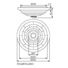 FOGLER DL240O mozg.érz.ufó lpt.