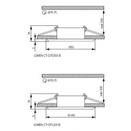 GWEN CT-DTL50-B MR16