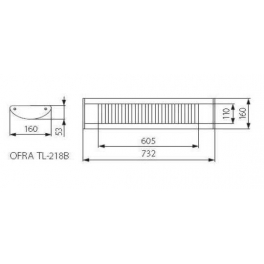 TL-218B-W EVG OFRA 2x18W T8