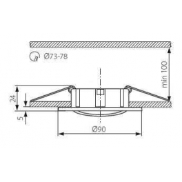 CT-DT050-C/M SIMI lámpatest
