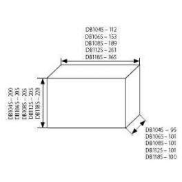 DB108S 1X8P/SMD falon kívüli elosztó tábla