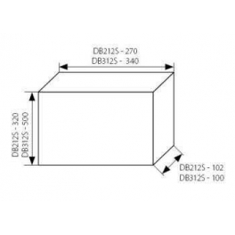 DB312S 3X12P/SMD falon kívüli