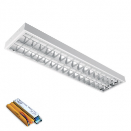 EG LENA-V süllyesztett lámpatest LED fénycsővel (600MM) 2X10W 6400K BM 595x2950m