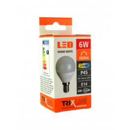 BC TR LED 6W E14  P45 2700K kis gömb 520LM