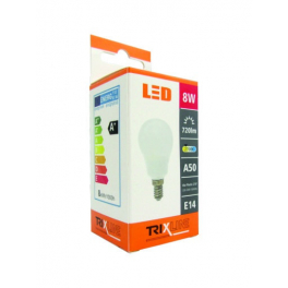 BC TR LED E14 8W A50 2700K kisgömb izzó 720LM