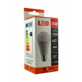 BC TR LED E27 15W A60 2700K gömb izzó 270° 1350LM