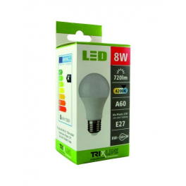 BC TR LED E27 8W A50 4200K kisgömb izzó 270° 720LM
