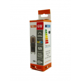 BC TR LED G9 6W 516lm 2700K izzó A+ 16x60mm