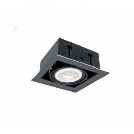 EG QUAD112 12W 230V 4000K 120° sötét szürke lámpatest