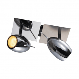 EG ARCHAR 3702 2 (5.5W) izzós LED mennyezeti lámpa 2700K szatén nikkel + króm GU10