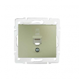 DOMO 01-1400-050 pezsgő adatcsatlakozó aljzat (RJ45 Cat 6 Jack)