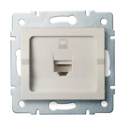 LOGI 02-1400-003 krém adatcsatlakozó aljzat (RJ45 Cat 6 Jack)