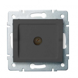 LOGI 02-1300-041 grafit antenna csatlakozó TV aljzat, végzáró
