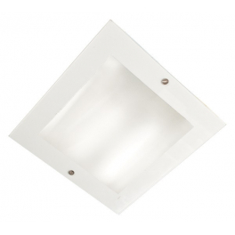 EG GL211 süllyesztett szögletes mélysugárzó, fix, tejüveg, G24q, 2x26W, 230V, fehér, 230x110x210mm