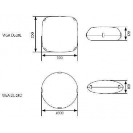 VIGA DL-280 meny.lpt.DD28W 3500K