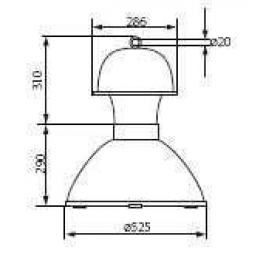 EURO MTH-400-21AL E40 IP54