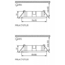 FIRLA CT-DTL50-SC spot