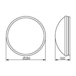 PIRES DL-600 E27 IP44 lpt.