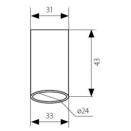 HLDR-E14 porcelán foglalat