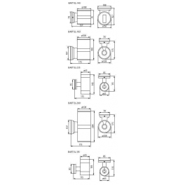 BART EL-140 E27 2x60W